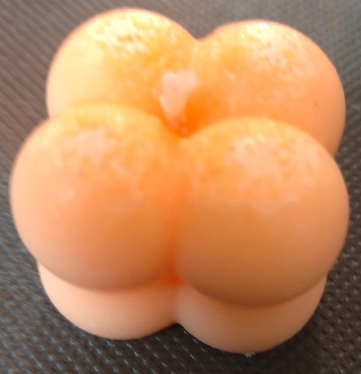 Candle Bubble Orange - Small
