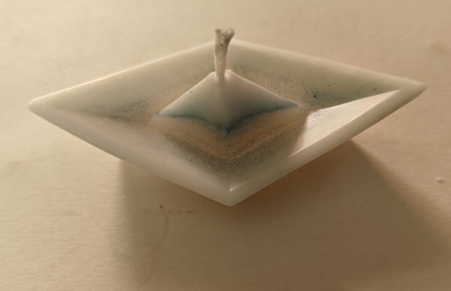 Candle Boat Blue