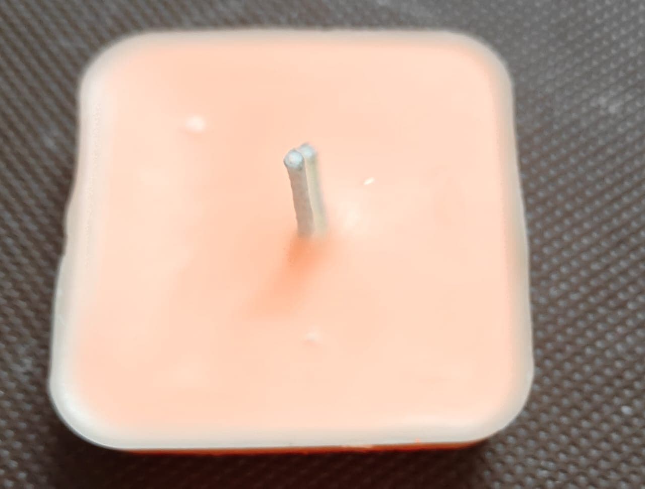 Candle Square Orange