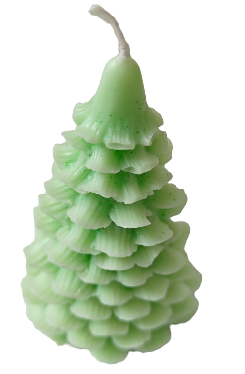 Candle Christmas Tree Green bubblegum fragrance candle