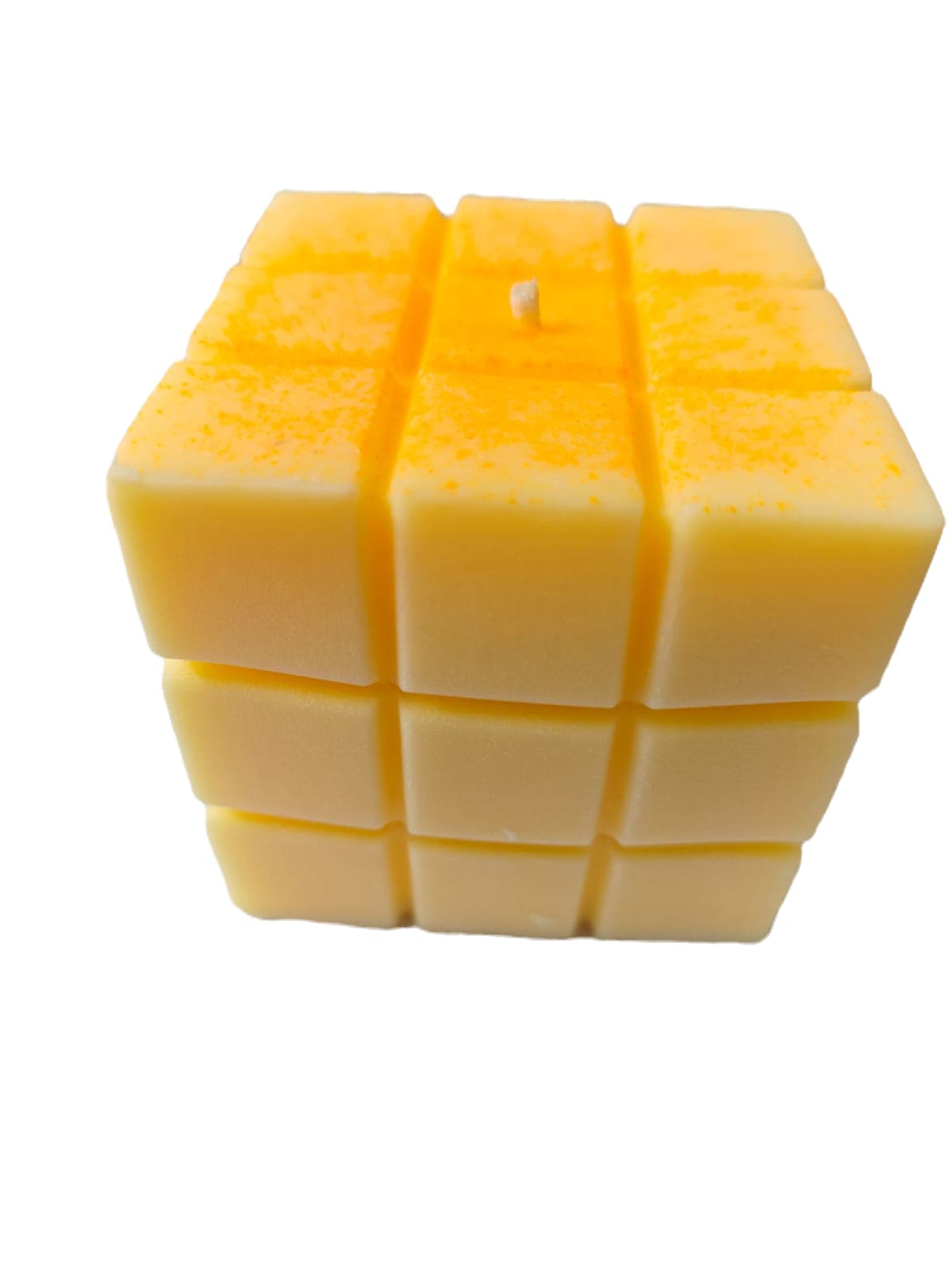 Candle Cube Yellow Sandal