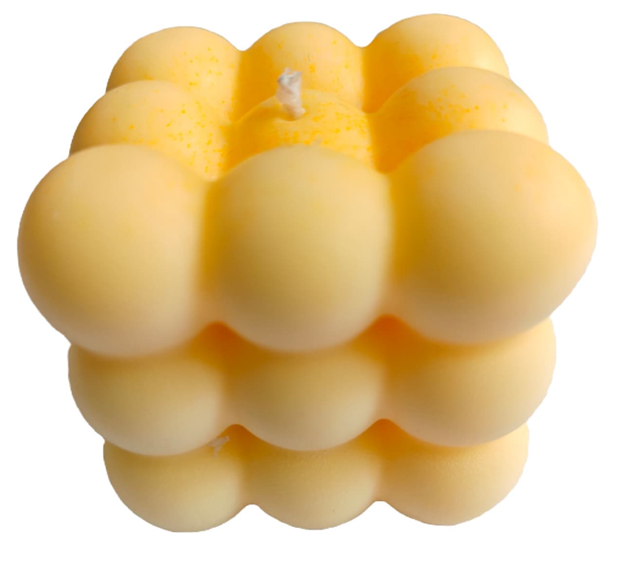 Candle - Yellow sandal Bubble - Big