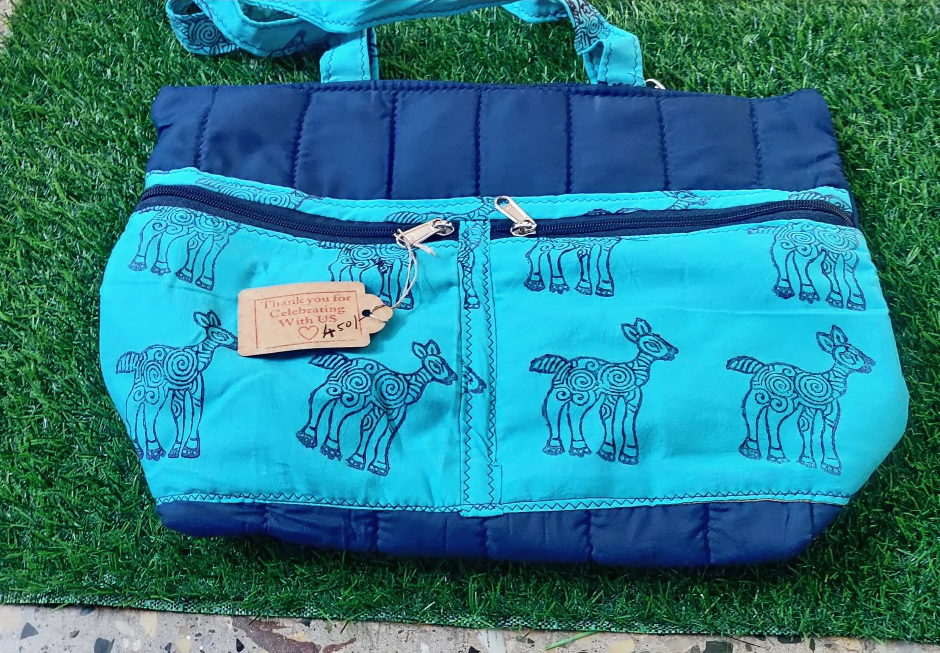 Block-printed bag · BPB0014
