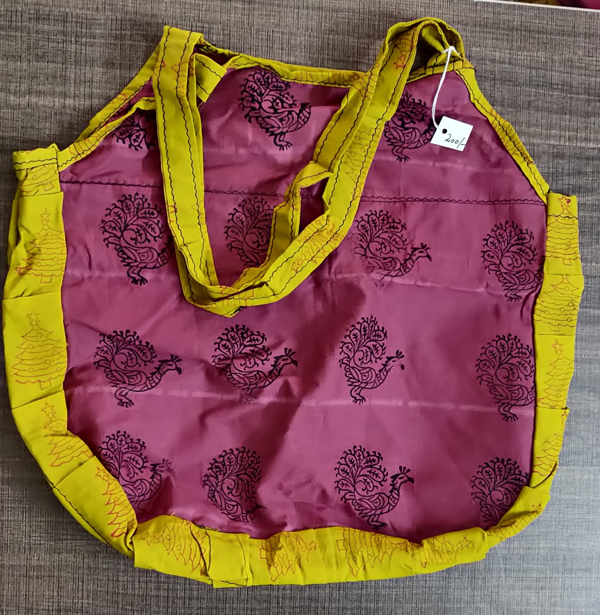 Block-printed bag · BPB0068