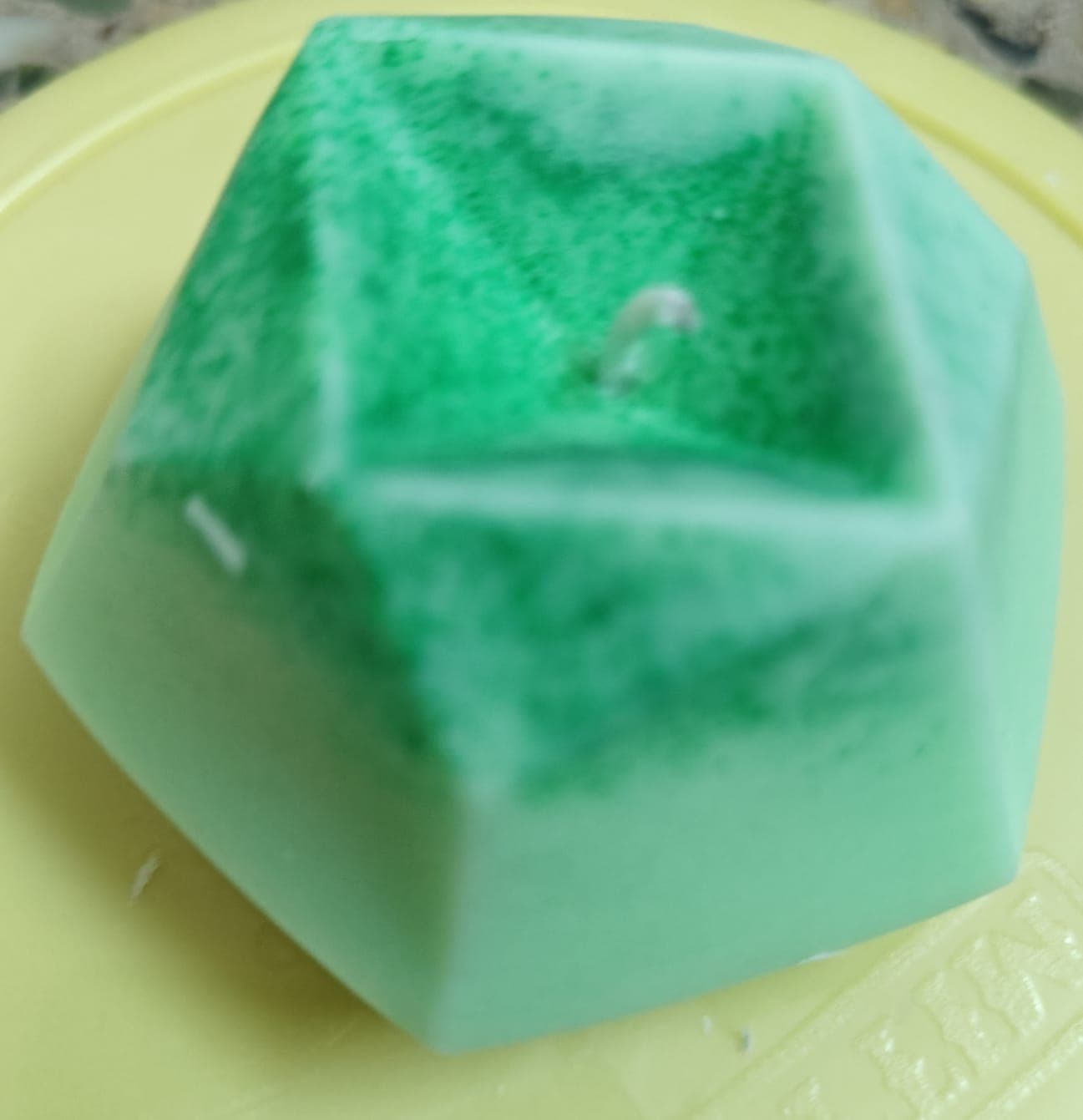 Candle Diamond Green - Big