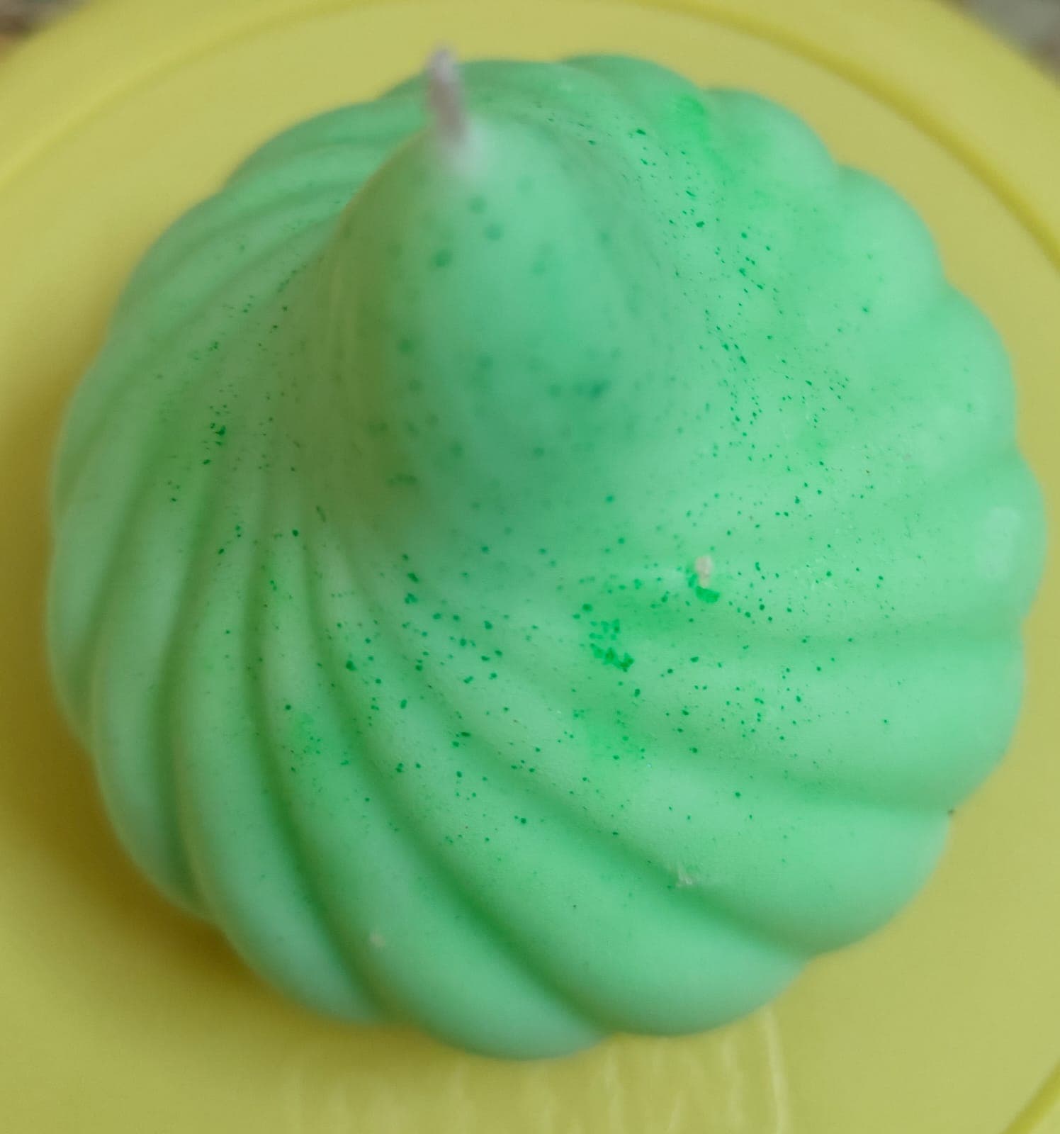 Candle Twister Green Vanila
